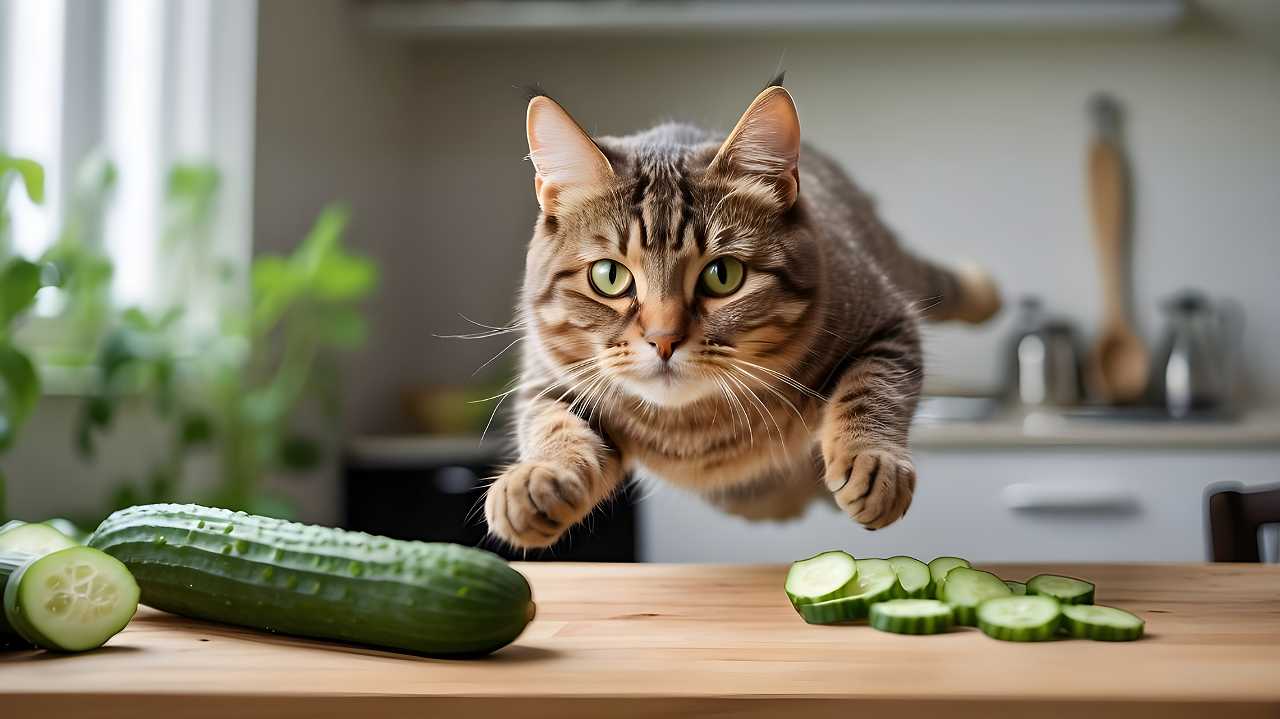 猫にきゅうりを与えても大丈夫か