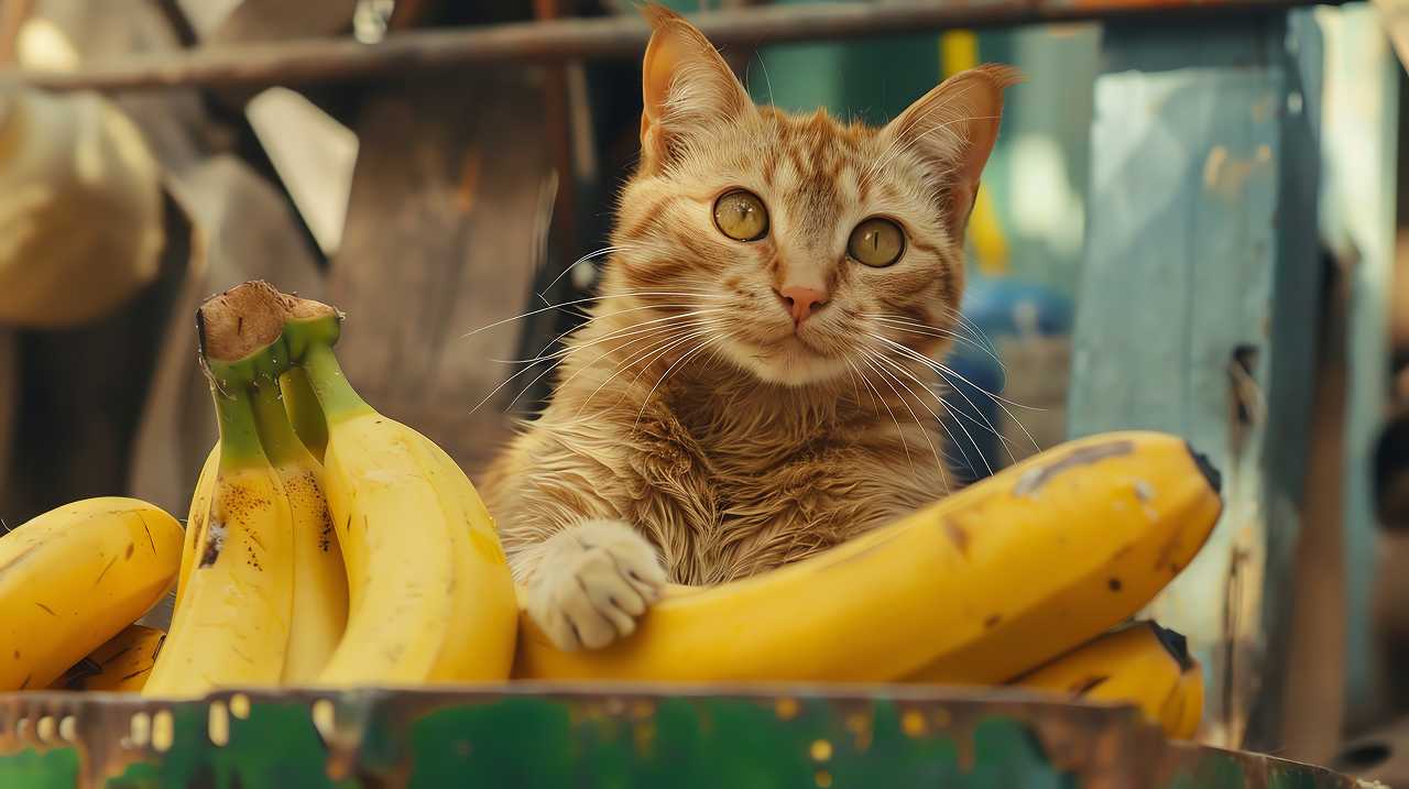 猫にバナナを与えても大丈夫か